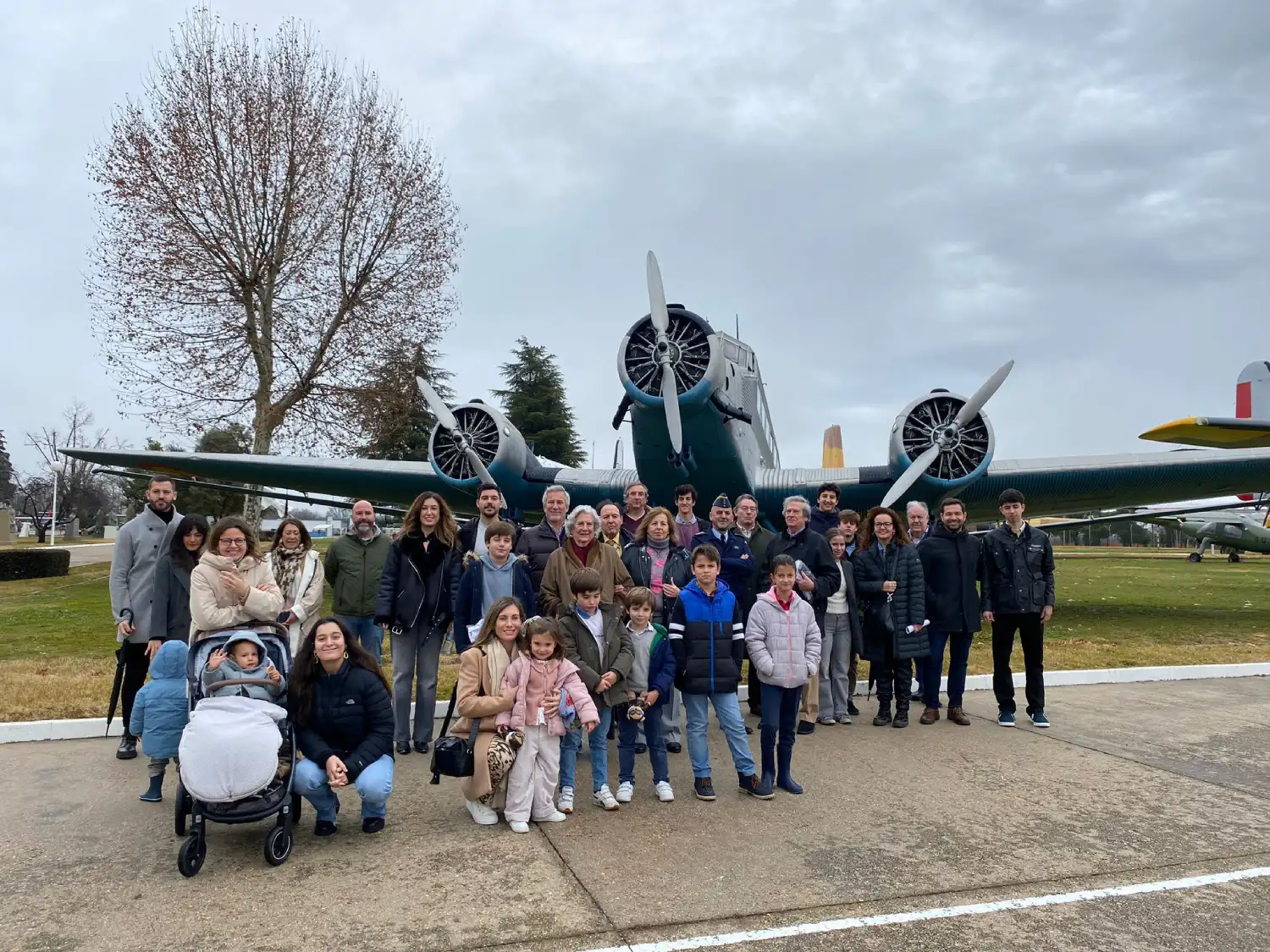 La familia Ansaldo visita el Museo